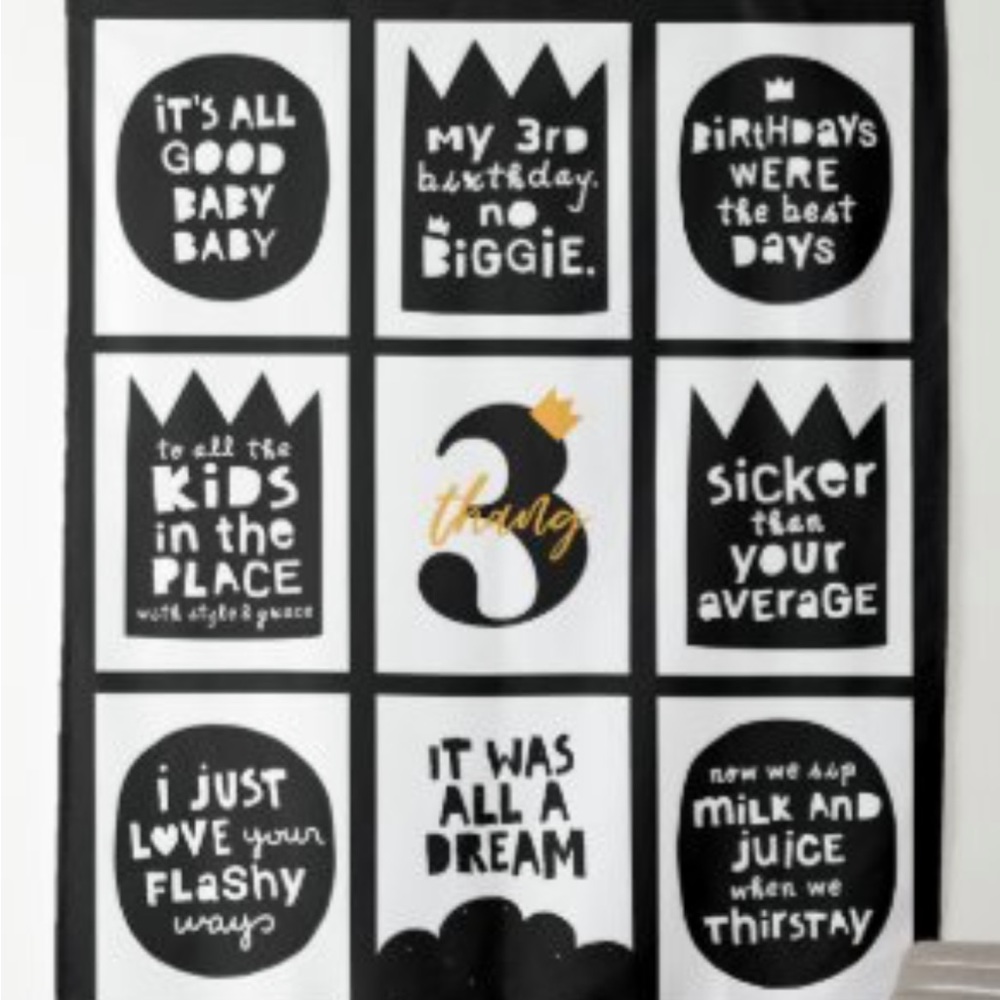 Hip hop theme 3rd birthday backdrop